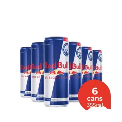 Red Bull Energy Drink Bundle Pack of 6- (250mL X 6Pc's)