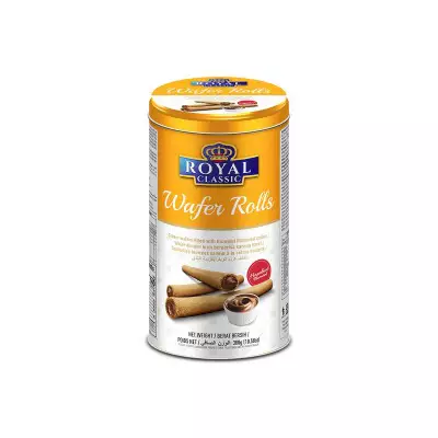 Royal Classic Wafer Rolls Hazelnut Flavoured- 300g