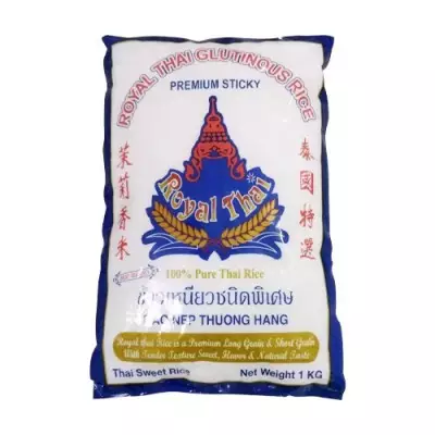 Royal Thai Glutinous Rice Premium Sticky 100% Pure Thai Rice- 1Kg