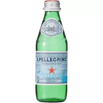 S. Pellegrino Sparkling Natural Mineral Water In Glass Bottle- 250 mL