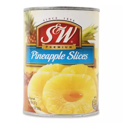 S & W Premium Pineapple Slices- 567g