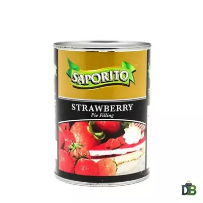 Saporito Strawberry Pie Filling Can - 595 gm