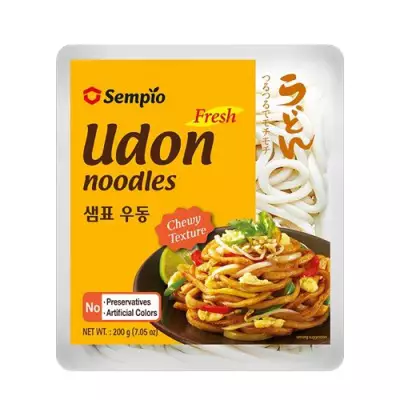 Sempio Fresh Udon Noodles- 200g (7.05 OZ)