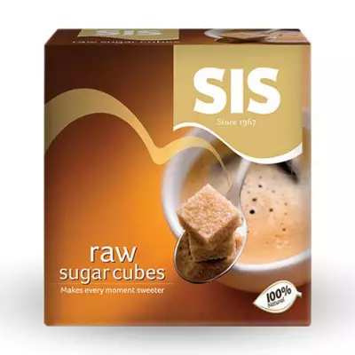 SIS Raw Cube Sugar Brown- 454gm