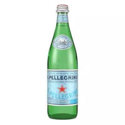 S.Pellegrino Sparkling Natural Mineral Water Glass Bottle- 750mL