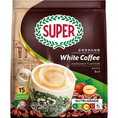 Super White Coffee Roasted Hazelnut (15 x 36g)