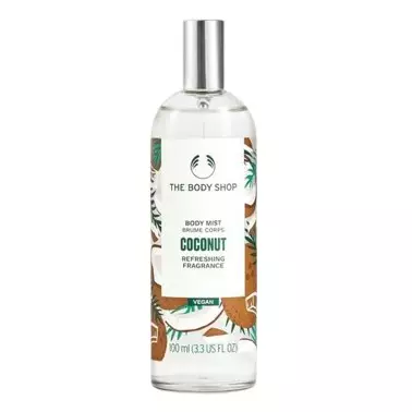 THE BODY SHOP Coconut Body Mist Refreshing Fragrance- 100mL (3.3 US FL OZ)