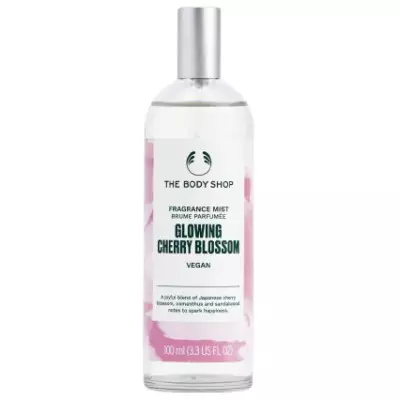 THE BODY SHOP Glowing Cherry Blossom Body Mist Fragrance Mist- 100mL (3.3 US FL OZ)