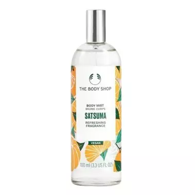 THE BODY SHOP Satsuma Body Mist Refreshing Fragrance- 100mL (3.3 US FL OZ)