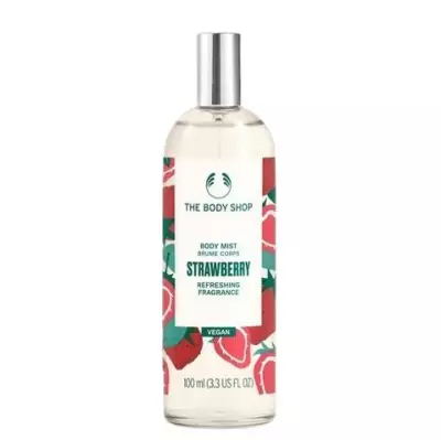 THE BODY SHOP Strawberry Body Mist Refreshing Fragrance- 100mL (3.3 US FL OZ)