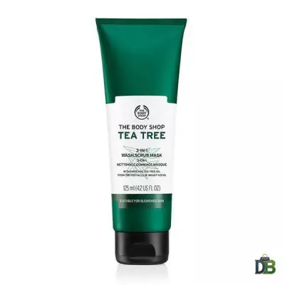 The Body Shop Tea Tree 3 in 1 Wash Scrub Mask 125ml