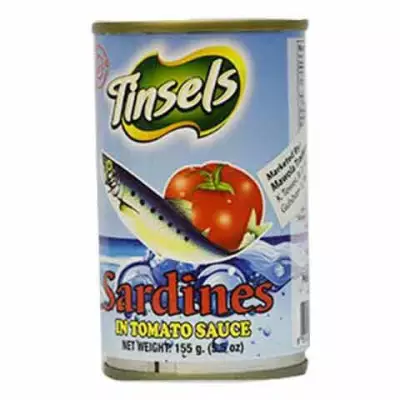 Tinsels Sardines In Tomato Sauce- 155 Gm