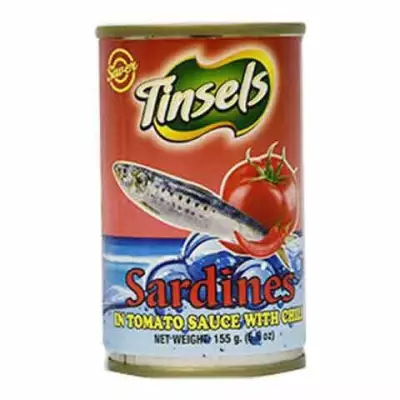 Tinsels Sardines In Tomato Sauce With Chili- 155 Gm