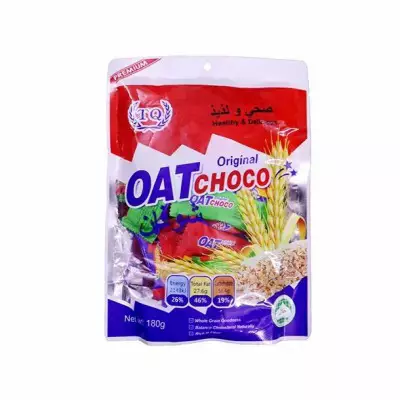 TQ Premium Original Oat Choco Bars- 180g
