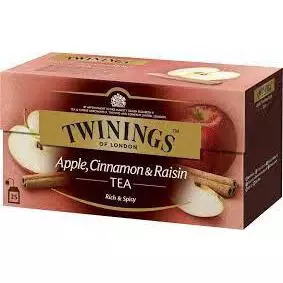 Twinings Apple Cinamon & Raisin Tea Rich & Spicy 25 Tea Bag ( 25 X 2g ), 50g