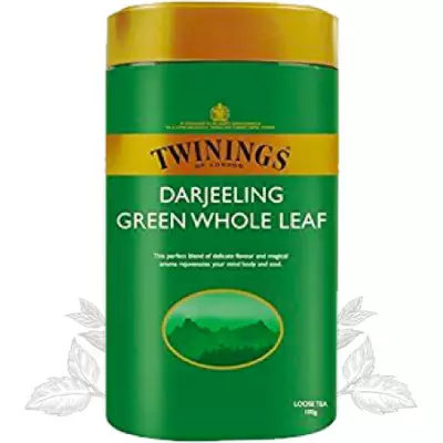 TWININGS DARJEELING GREEN WHOLE LEAF- 100gm
