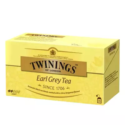Twinings Of London Earl Grey Tea 25 X 2g Sachets- 50g Box
