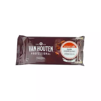 VAN HOUTEN Professional Signature Intense Dark Chocolate Compound- 1 Kg
