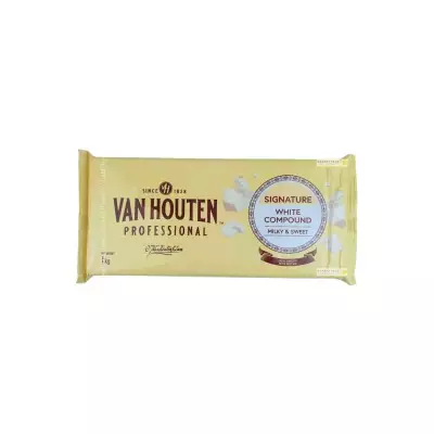 VAN HOUTEN Professional Signature White Chocolate Compound (Milky & Sweet)- 1 Kg