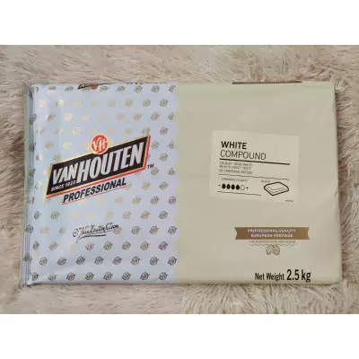 VANHOUTEN Professional Intense White Chocolate Compound- 1 KG