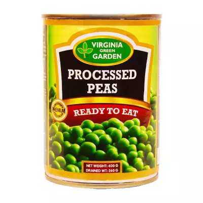 Virginia Green Garden Green Peas (Processed)- 400gm