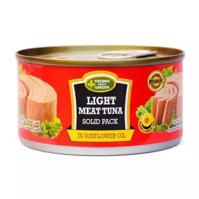 Virginia Green Garden Light Meat Tuna Solid In Sunflower Oil- 185g