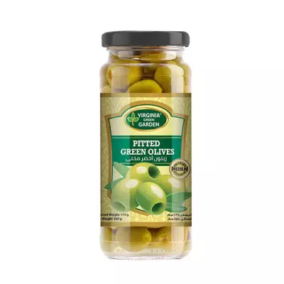 Virginia Green Garden Whole Green Olives- 360g
