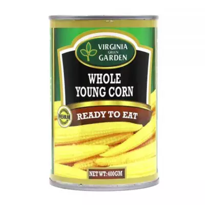 Virginia Green Garden Whole Kernel Sweet Corn- 400g