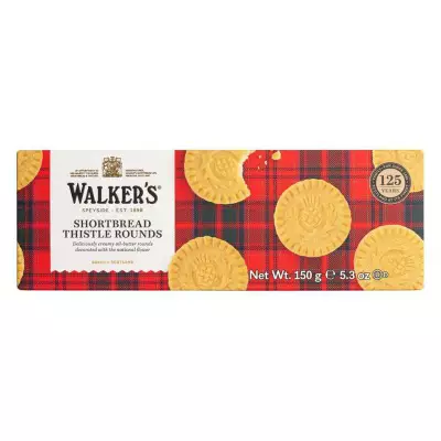 Walker's Pure Butter Shortbread  Rounds- 150gm (5.3 oz.)