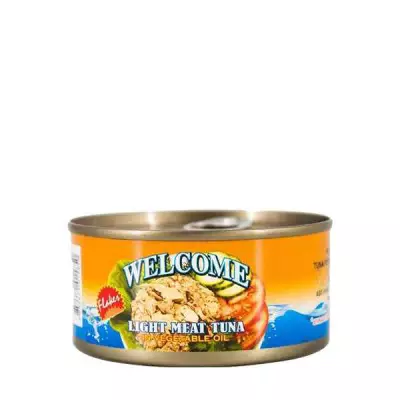 WELCOME LIGHT MEAT TUNA IN VEGETABLE OIL– 170 GM