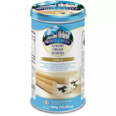 White Castle Luxury Wafer Rolls Vanilla Flavoured- 300g