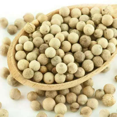 White  Pepper Whole Spice:100gm