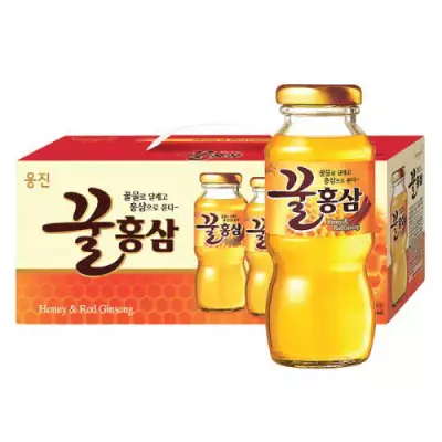 Woongjin Honey & Red Ginseng Mixed Korean Drink 180ml -12pcs(1box)